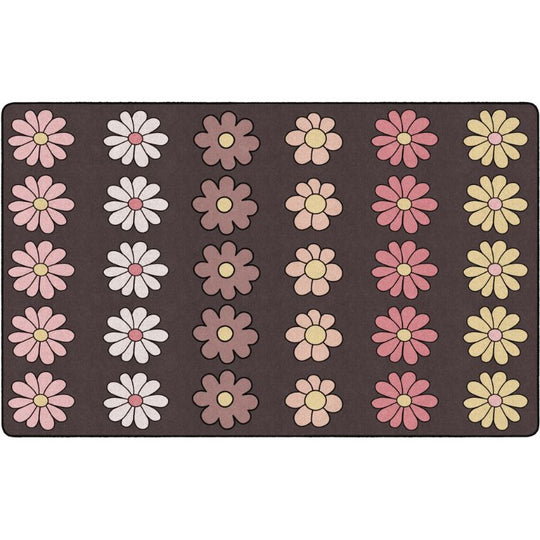 Boho Flower Power Seating Rug