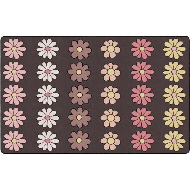 Boho Flower Power Seating Rug