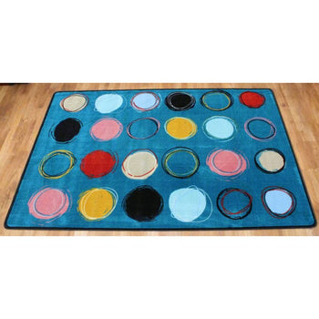 Boho Seating Circles Classroom Rug