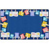 Book Border Classroom Rug