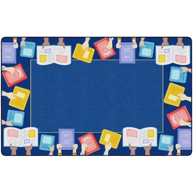 Book Border Classroom Rug