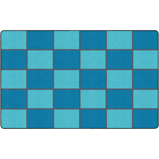 By the Sea Checkered Seating Rug