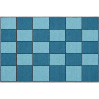 BytheSeaCheckeredSeatingRug