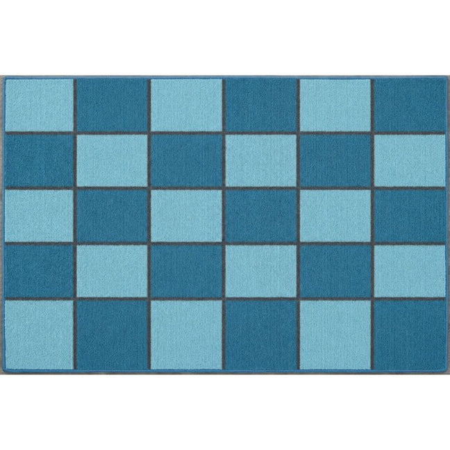 BytheSeaCheckeredSeatingRug