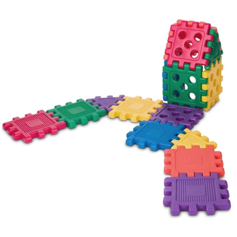 CarePlay_Oversized_Waffle_Grid_Building_Blocks_-_16_Pieces
