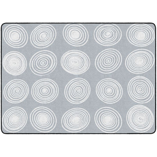 Grey & White Classroom Area Rug Flagship Carpets USA