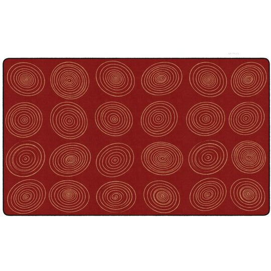 Circles Brick Seating Rug