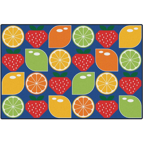 Citrus & Strawberries Seating Rug