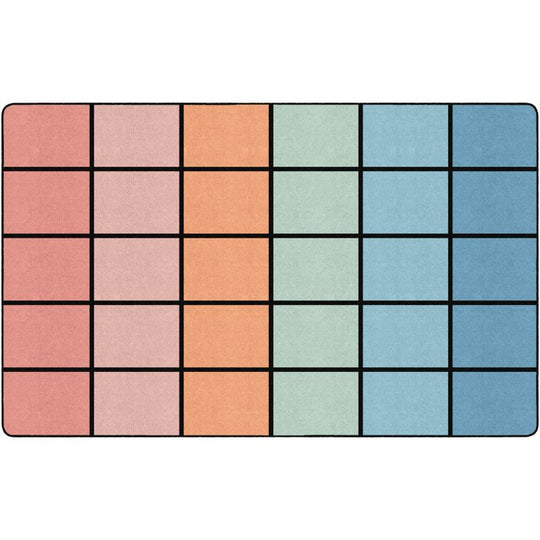 Pastel Paradise Classroom Seating Rug