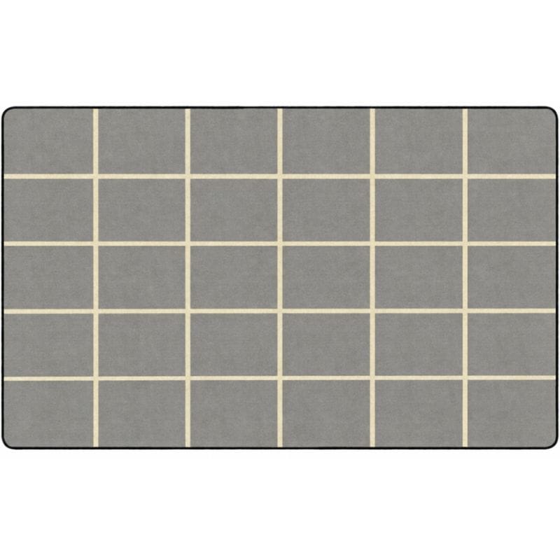 Slate Classroom Seating Rug