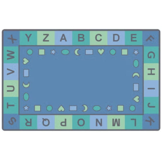 Classroom Shapes Tranquil Seating Rug