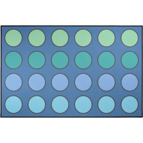Coastal Calm Dots Seating Rug