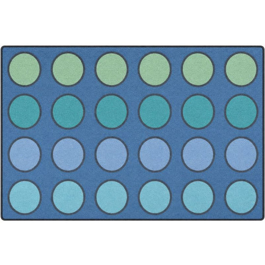 Coastal Calm Dots Seating Rug
