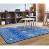 Criss_Cross_Blue_Boho_Rug