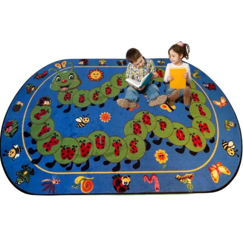 Cutie Caterpillar Daycare Rug