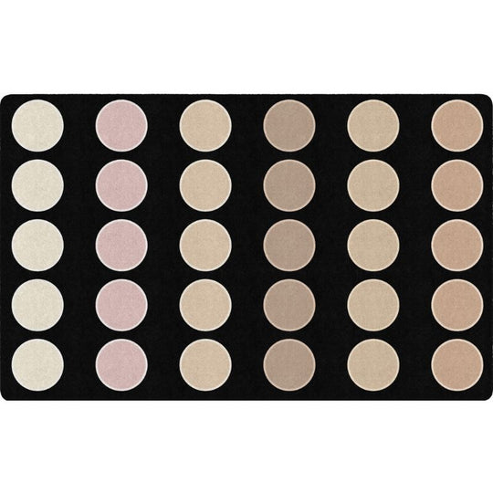 Desert Dots Seating Classroom Rug