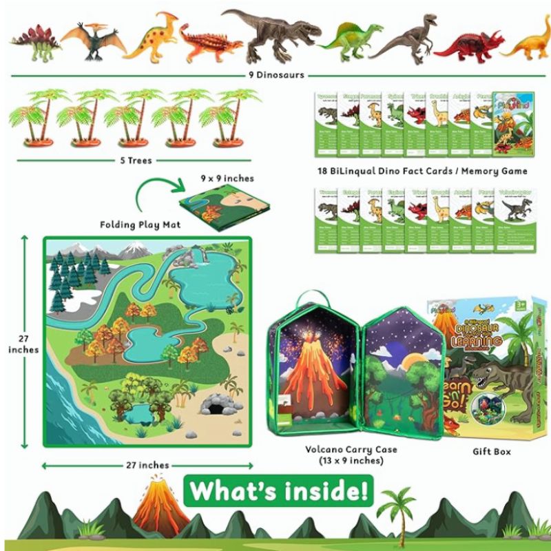 Dinosaur Learn and Go Playset