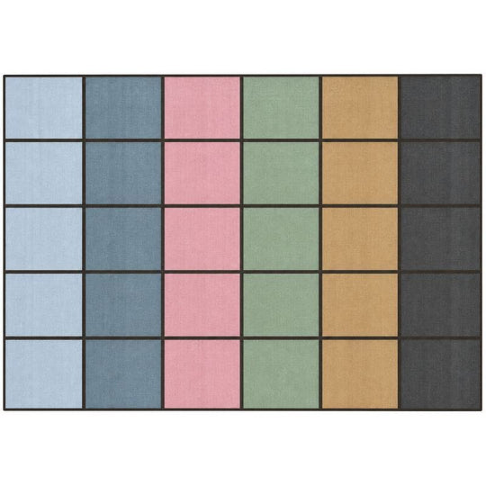 Dusty Meadow Classroom Seating Rug