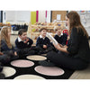 Early Education Product Desert Dots Classroom Seating Rug