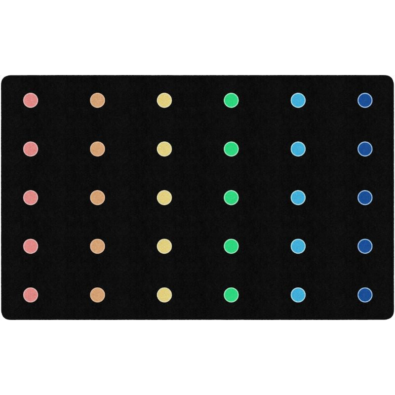 Early Education Rainbow Reverie Mini Dots Seating Rug