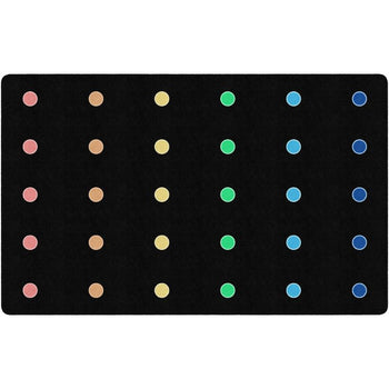 Early Education Rainbow Reverie Mini Dots Seating Rug