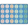 Pastel Reflections Happy Face Rug