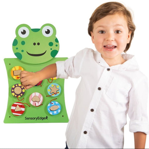 Frog Shape Matching Wooden Wall Toy