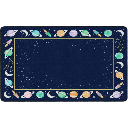 Galaxy Aligned Border Rug
