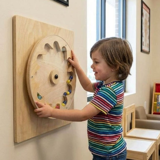 Gear Wheel Rubber Balls Wall Panel