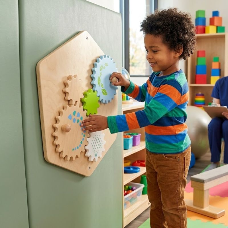 gears in toys Gears Wheels Wall Activity Panel