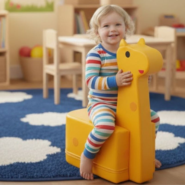 Giraffe-Shaped Foam Seat