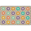 GroovyFlowersCheckerboardClassroomRug