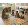 Groovy_Flowers_Checkerboard_Rug