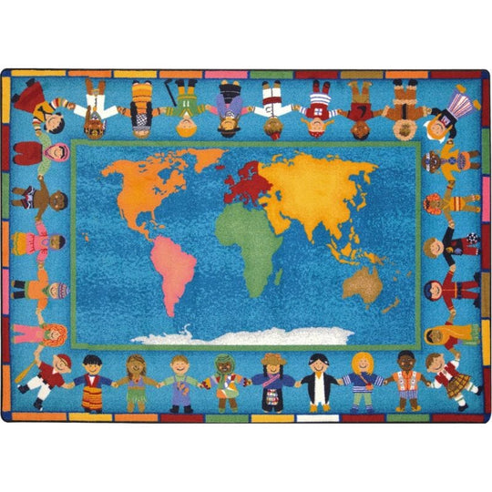Hands Around the World Rug