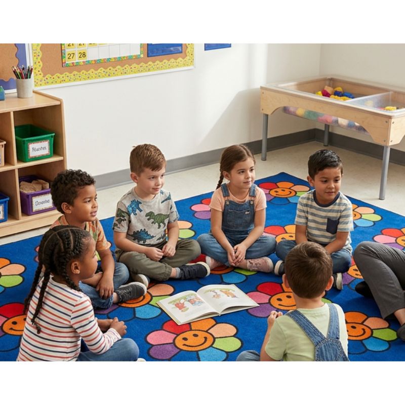 Happy_Face_Flower_Classroom_Seating_Rug_1