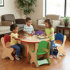 Harmony_Park_Table_4_Blue_Chairs_Set