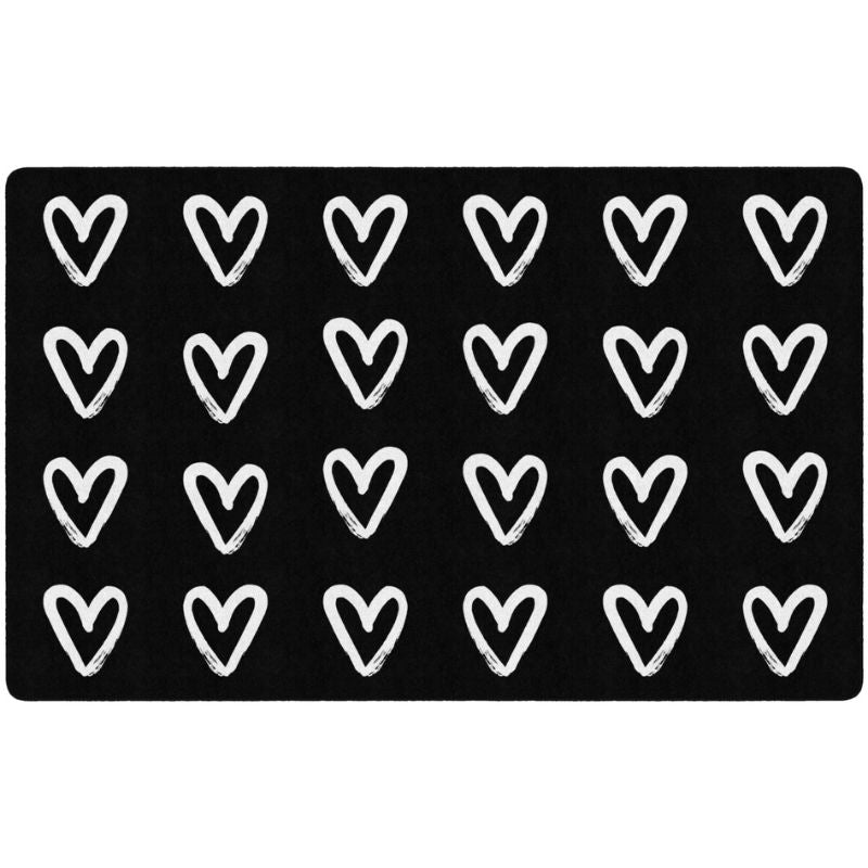 Heart Sampler Seating Rug
