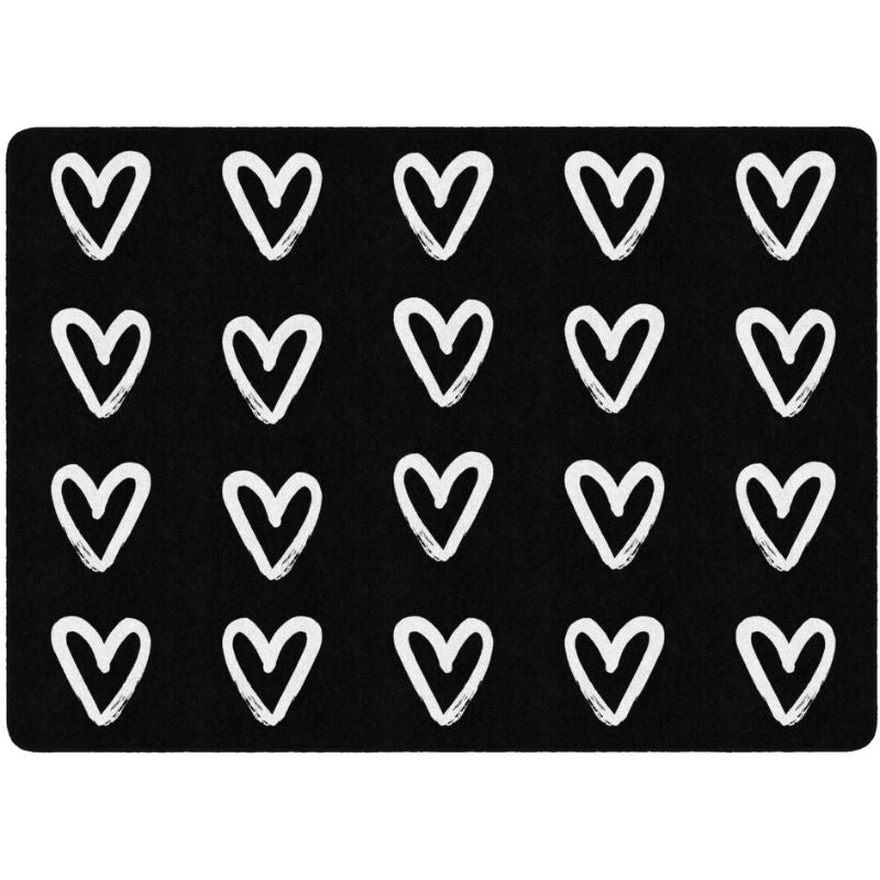Heart Sampler Seating Rug