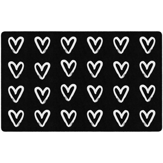 Heart Sampler Seating Rug