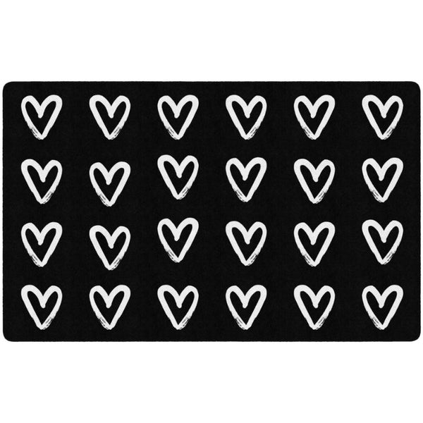 Heart Sampler Seating Rug