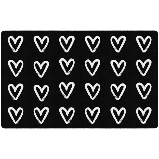 Heart Sampler Seating Rug
