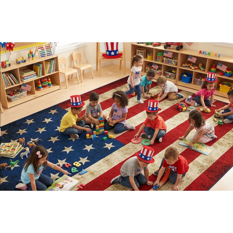 USA Flag Rug