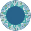 KIDSoft Tranquil Mountain Round Area Rug