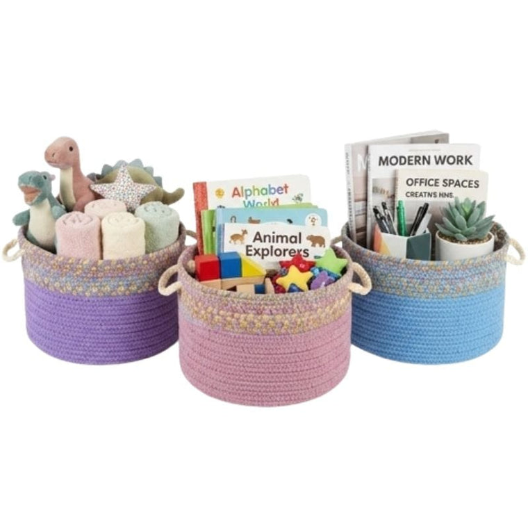 Kids Isle Braided Rug Basket | SensoryEdge