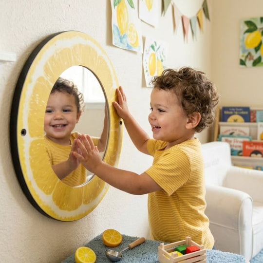 Lemon Theme Wall Mirror