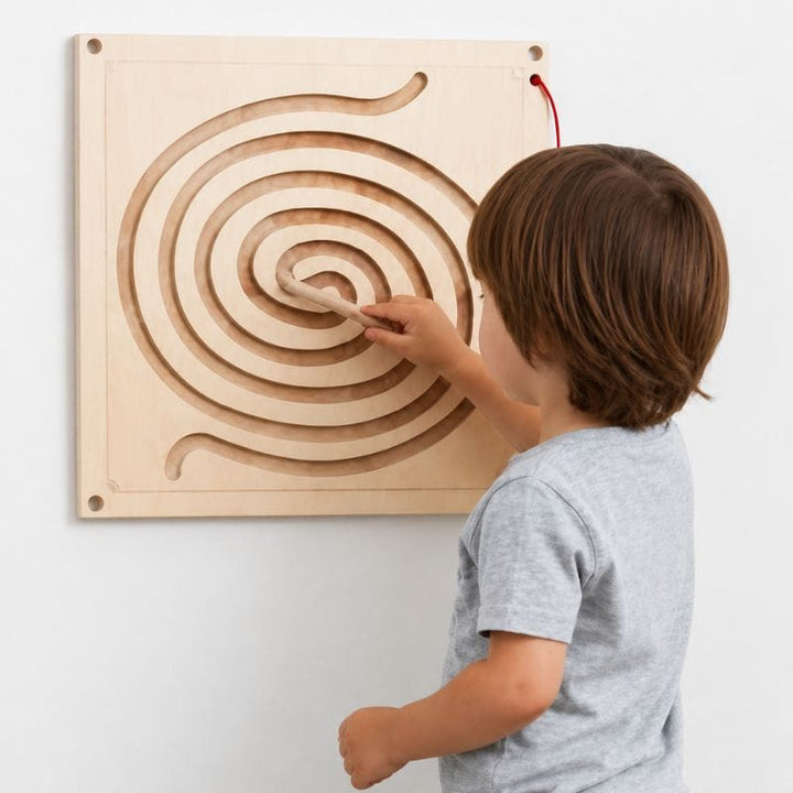 Magnetic Maze Motor Skills Wall Panel - Moje Bambino