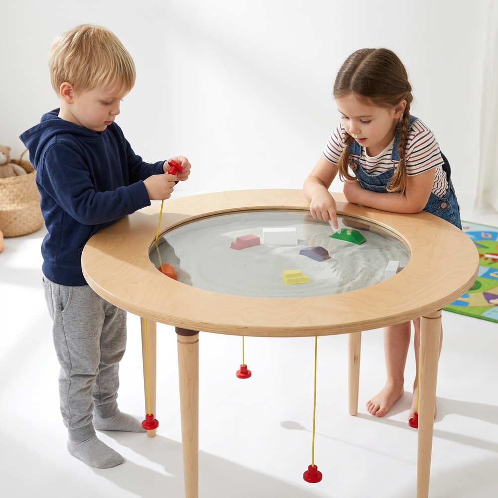 Magnetic Round Activity Sand Table