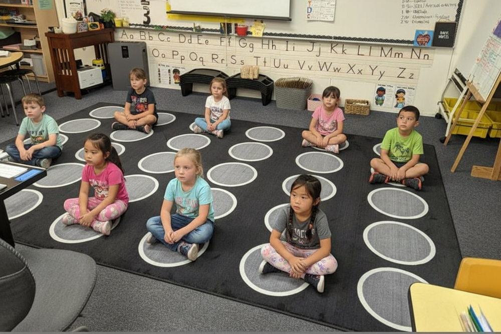 Night Clouds Seating Rug SensoryEdge