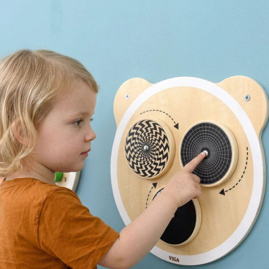 Spinning Dots Sensory Wall Activity