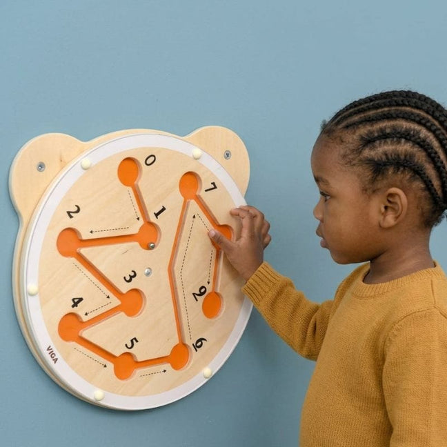 Number Maze Sensory Wall Activity Toy